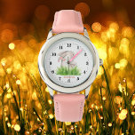 Söt bunny älskare add namn armbandsur<br><div class="desc">Söt bunny älskare lägg till namn Watch</div>