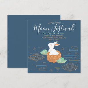 Söt Bunny på måndags-höstfestival Inbjudningar