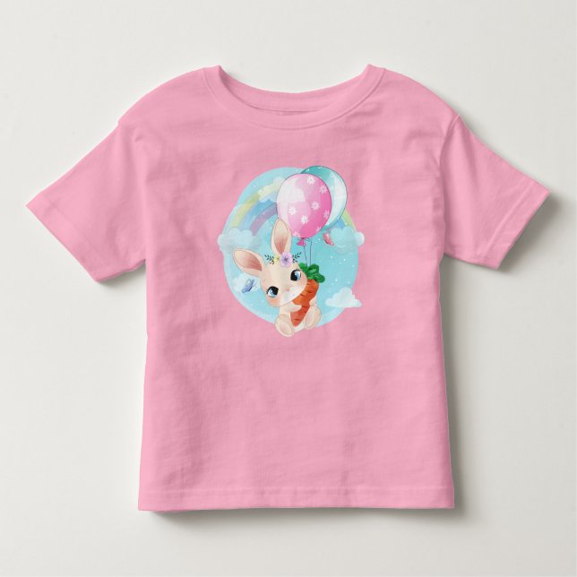 Söt Bunny T-Shirt (Framsida)