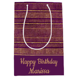 Söt Burgundy Burnt Orange Distress Rand