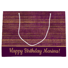 Söt Burgundy Burnt Orange Distress Rand