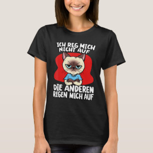 Söt busig katt kattägare t shirt