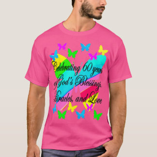 SÖT BUTTERFLY 60:E BIRTHDAY DESIGN T SHIRT