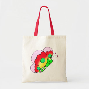 Söt Butterfly Bag Tygkasse