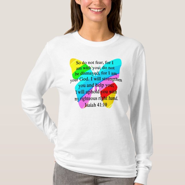 SÖT BUTTERFLY ISAIAH 41:10 DESIGN TEE (Framsida)