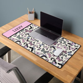 Söt Butterfly Mönster Desk Mat