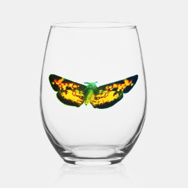 Söt Butterfly Orange Grönt Black Drinkware Set