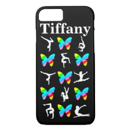 SÖT BUTTERFLY PERSONLIG GYMNAST IPHONE CASE