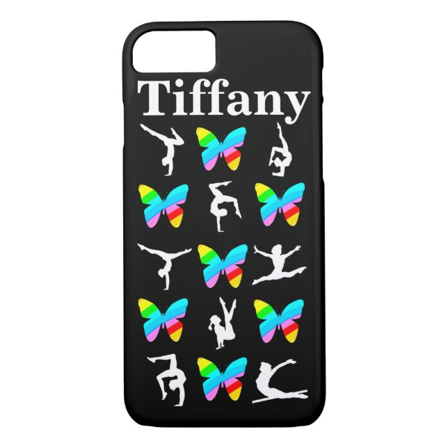 SÖT BUTTERFLY PERSONLIG GYMNAST IPHONE CASE Case-Mate iPhone SKAL (Baksida)