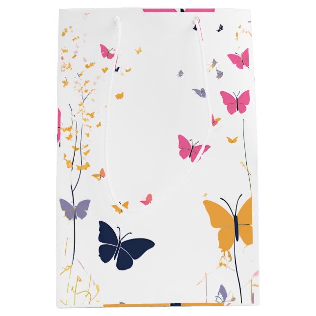 Söt Butterfly Print Gift-fack (Framsidan)