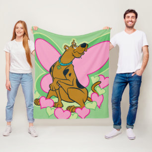 Söt Butterfly Scooby-Doo Fleecefilt