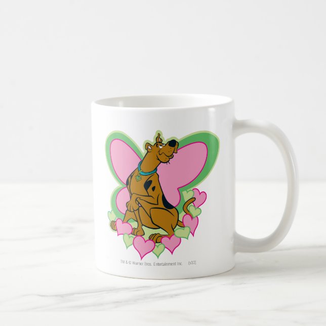 Söt Butterfly Scooby-Doo Kaffemugg (Höger)
