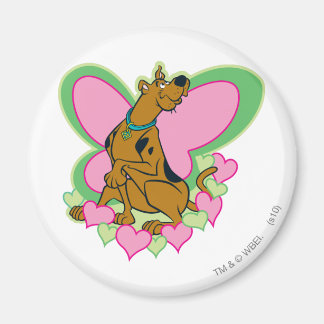 Söt Butterfly Scooby-Doo Magnet