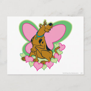 Söt Butterfly Scooby-Doo Vykort