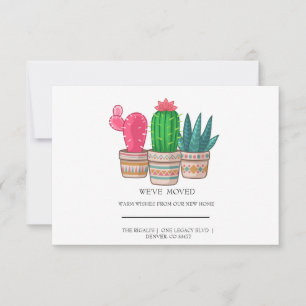 Söt Cactus flytta