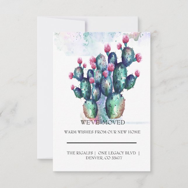 Söt Cactus flytta (Framsida)