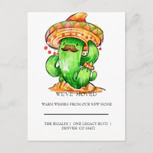 Söt Cactus flytta Vykort