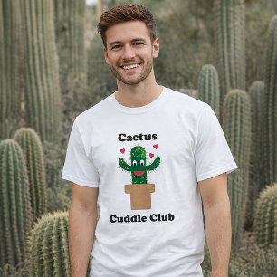Söt Cactus Kramklubb Tröja Design med Hjärtan