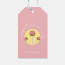 Söt Cake Pop Alla Hjärtans Dag Rosa   