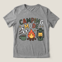 Söt Camping-läge T-shirt