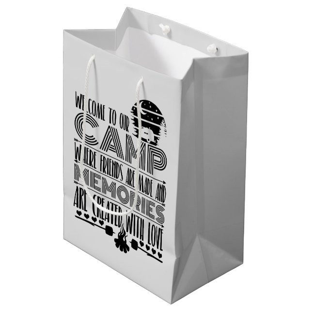 Söt Camping party Välkommen  (Framsidan Vinklad)