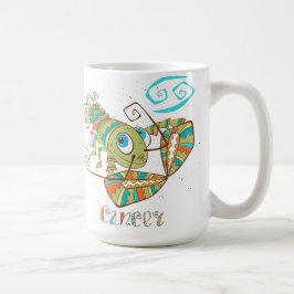 Söt cancer-krabba kaffemugg