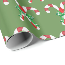 Söt Candy cane jul Presentpapper