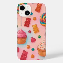 Söt Candy Land Phone Case - Cute Pastel Candy De
