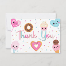 Söt Candy Sprinkles Donut Baby Shower Tack