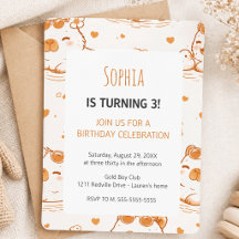 Söt Capybara Barnkalas Inbjudan