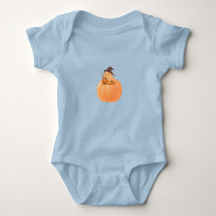 Söt Capybara Pumpa Halloween T-Shirt