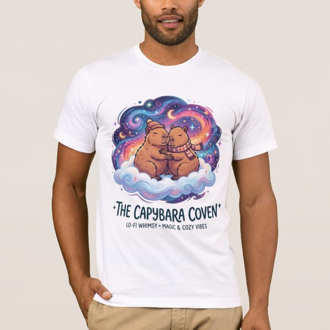 Söt Capybara Tröja Kosmisk Capybara Samfund (Framsida)
