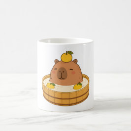 Söt Capybara Yuzu Bad Onsen Kawaii Mugg