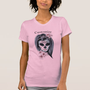 Söt Carnival maskkvinna skalle Thunder_Cove T Shirt