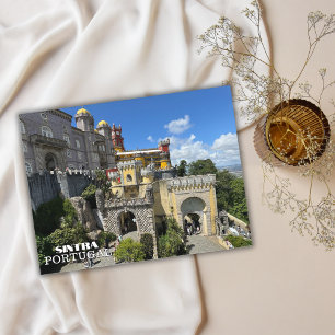 Söt Castle Sintra Portugal Photography, Travel Helg Vykort
