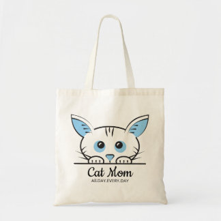 Söt Cat Mom-handväska Tygkasse