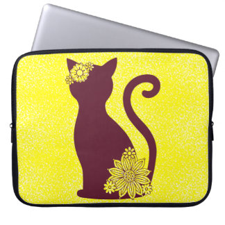 Söt Cat Silhoutte Laptop sleeve