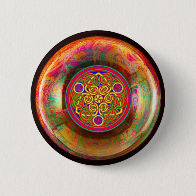 Söt Celtic Knot Knapp (Framsida)