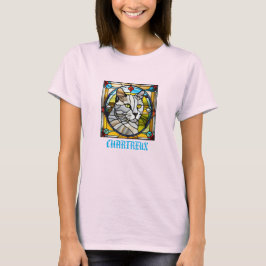 Söt Chartreux-katedralglas T-shirt