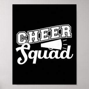 Söt Cheerleader Konst Kvinnor Flickor Cheer Squad Poster