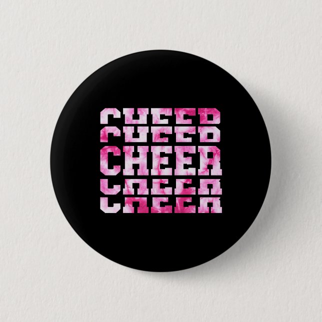Söt Cheerleading Cheerleader Squad Flick Bff Cheer Knapp (Framsida)