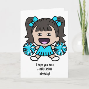 Söt Cheerwriter Birthday Card for Girls Kort