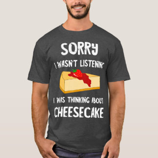 Söt Cheesecake Funny Cheese Cake Älskare Dessert T Shirt