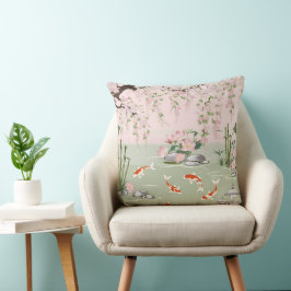 Söt Cherry Blommar Blommigt Charm Kudde