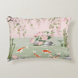 Söt Cherry Blommar Blommigt Charm Prydnadskudde