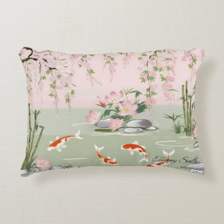 Söt Cherry Blommar Blommigt Charm Prydnadskudde