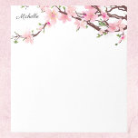 Söt Cherry Blommars Anteckningsblock DIN TEXT<br><div class="desc">Söt Cherry Blommars Anteckningsblock DITT TEXT eller Namn</div>