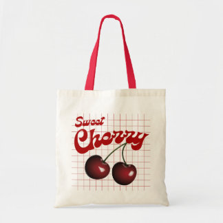 Söt Cherry Cute Fruit Budget Tote Bag Tygkasse