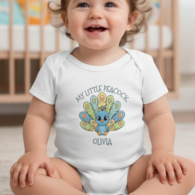 Söt Chibi-Bebis Påfågel T Shirt (Skapare uppladdad)