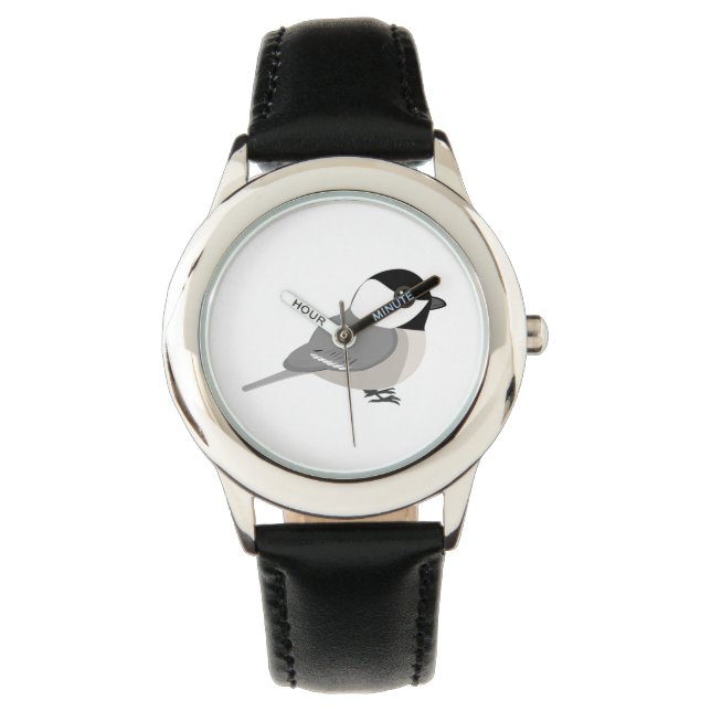 Söt Chibi Chickadee Armbandsur (Framsida)